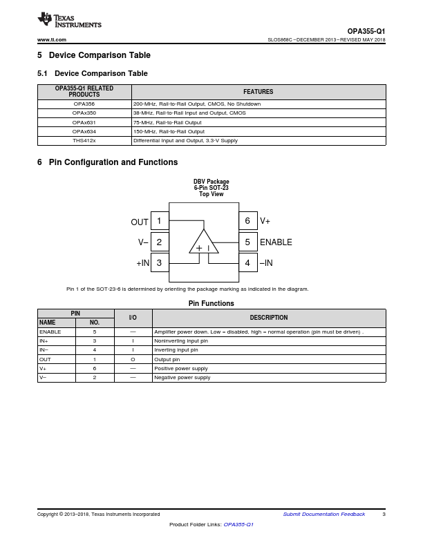 OPA355-Q1