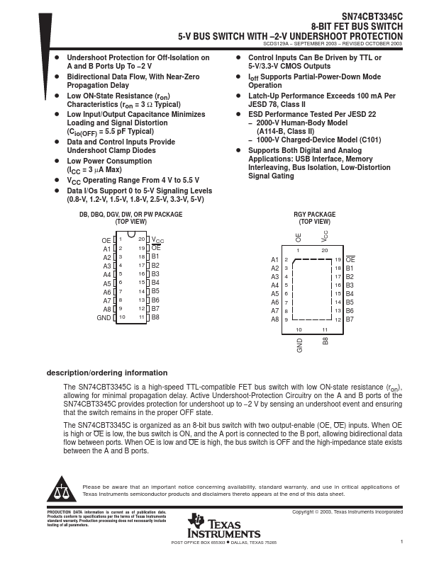 SN74CBT3345C