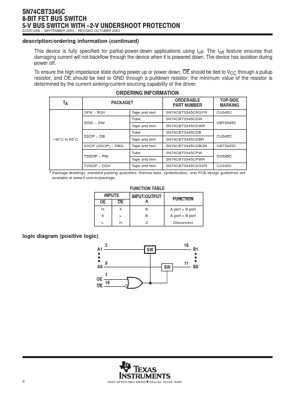 SN74CBT3345C