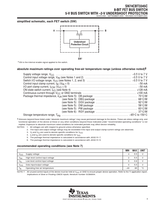 SN74CBT3345C