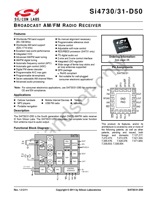 Si4730-D50