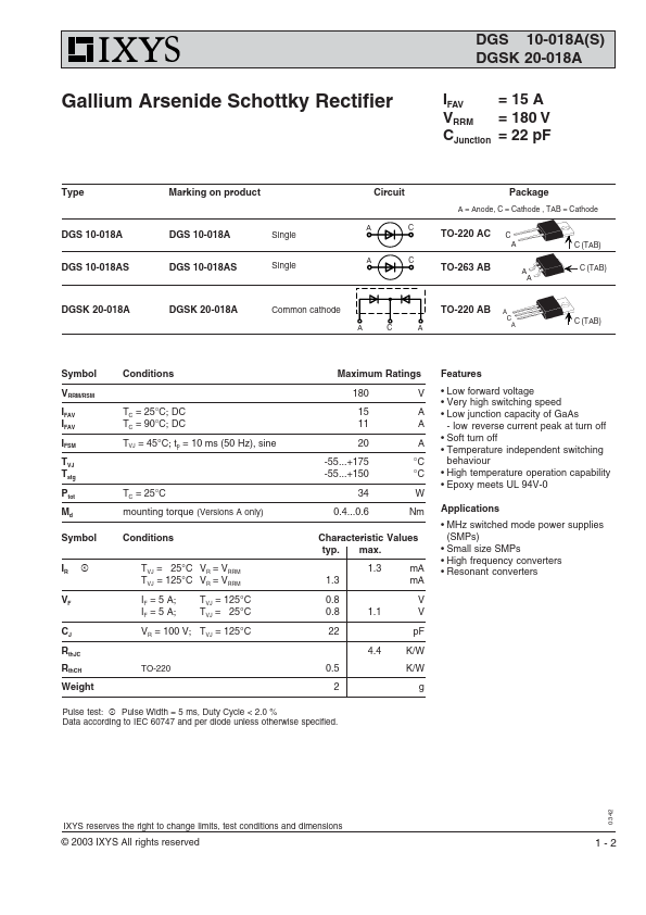 DGS10-018AS