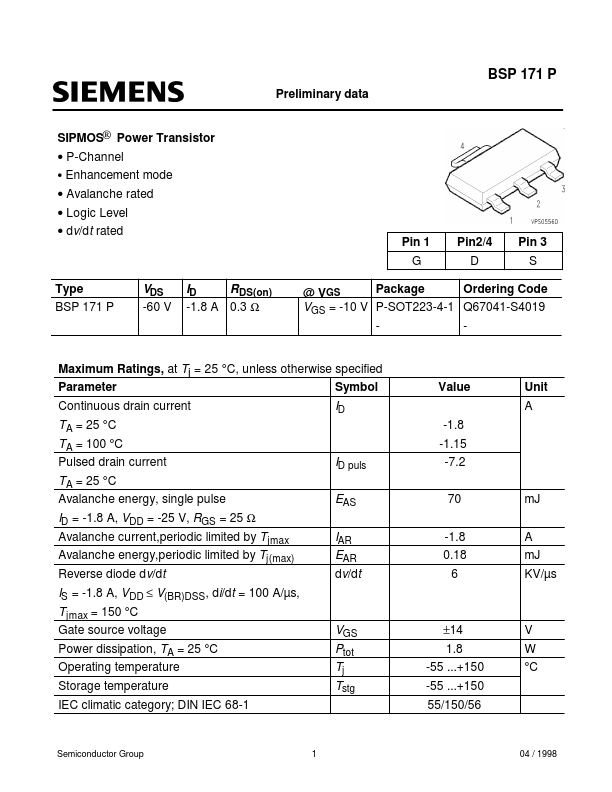 BSP171P