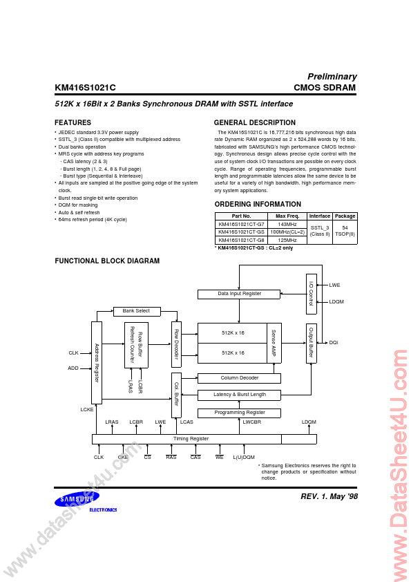 KM416S1021C