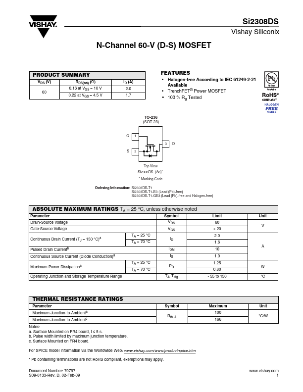 SI2308DS