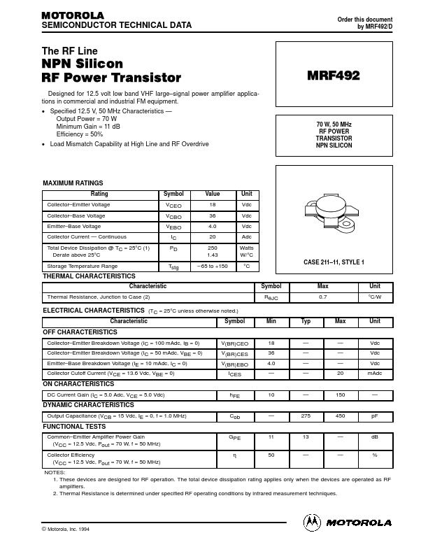 MRF492