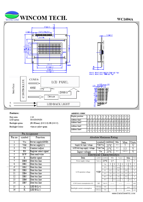 WC1604A