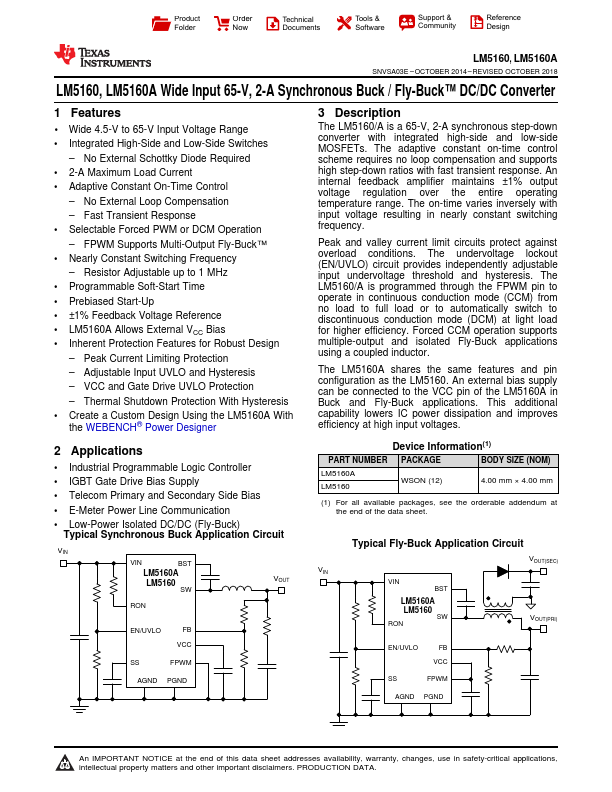 LM5160A