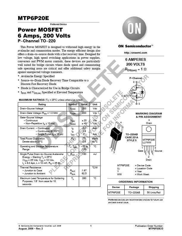 MTP6P20E