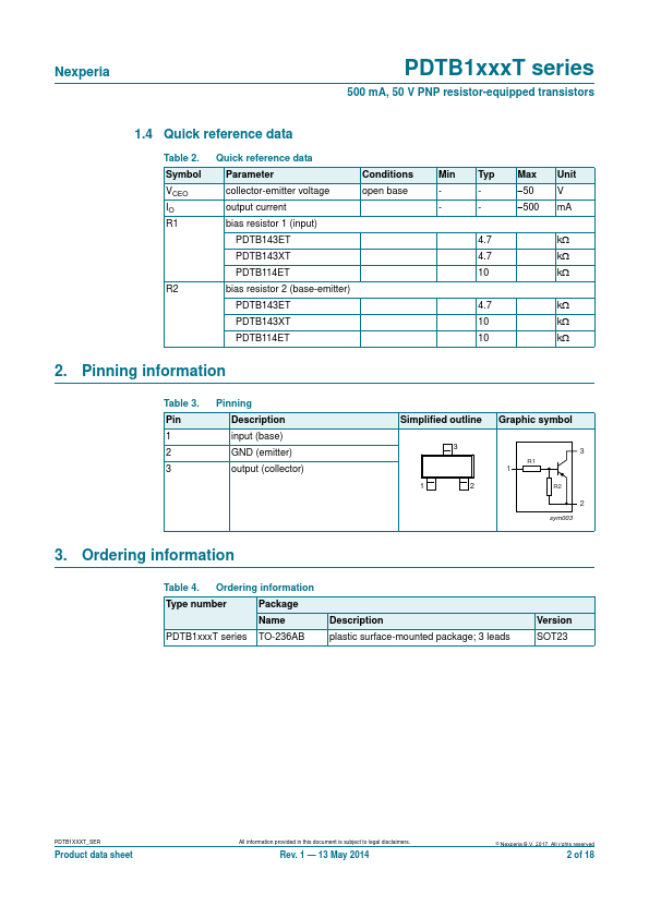 PDTB114ET