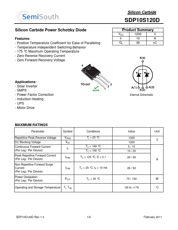 SDP10S120D