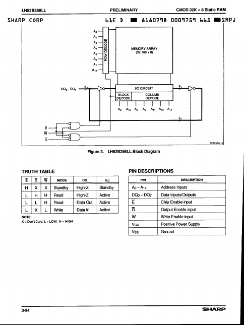 LH52B256LL