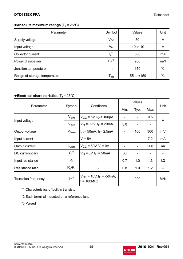 DTC113EKFRA