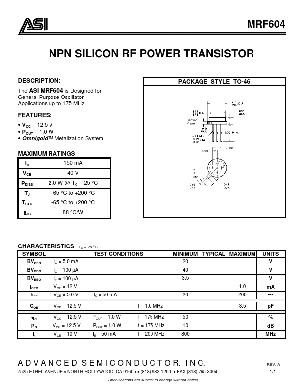 MRF604