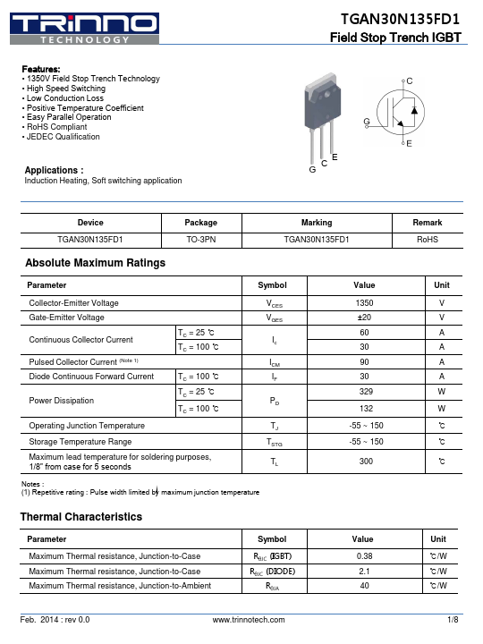 TGAN30N135FD1