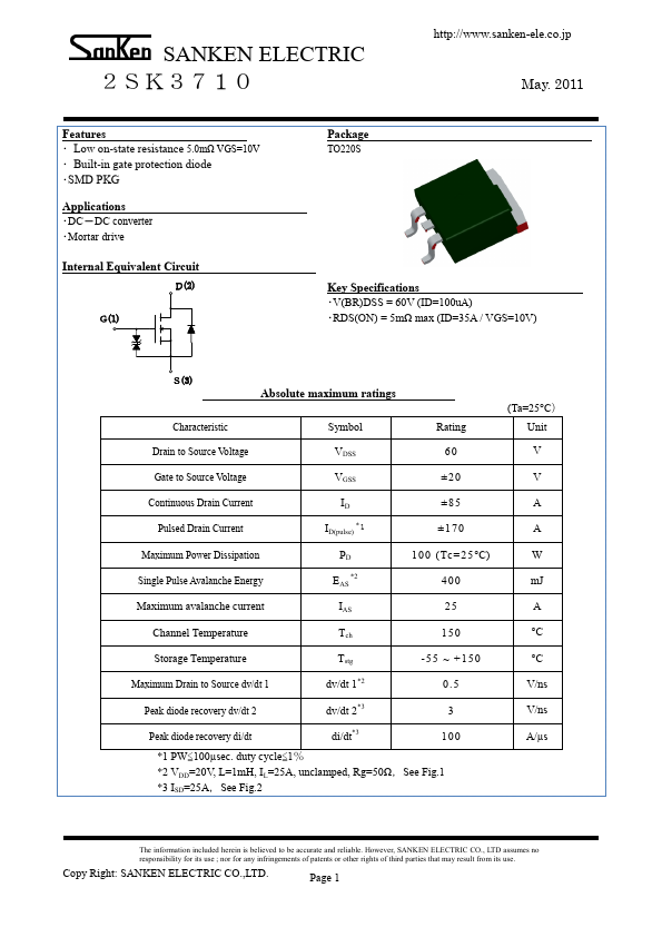 2SK3710