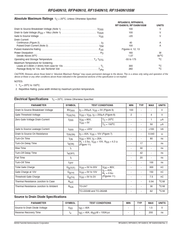 RFP40N10