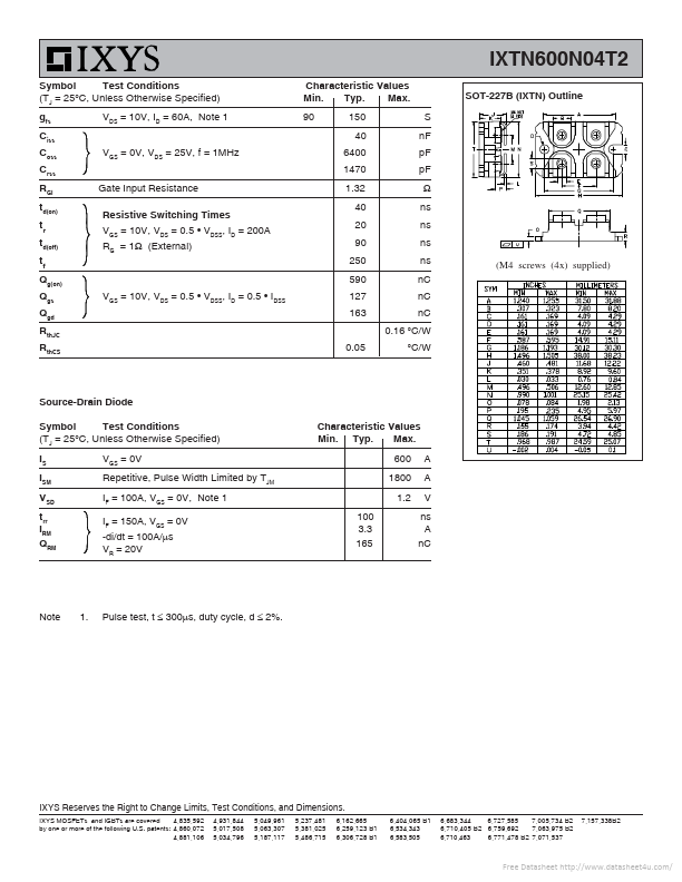 IXTN600N04T2