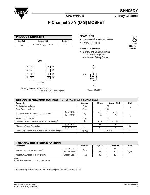 SI4405DY