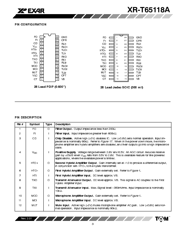 XR-T65118A