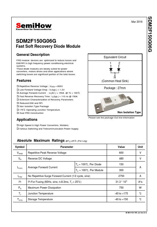 SDM2F150G06G