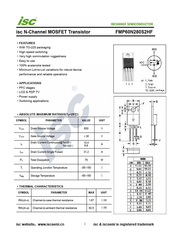 FMP60N280S2HF