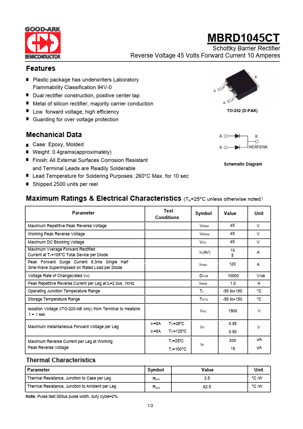 MBRD1045CT