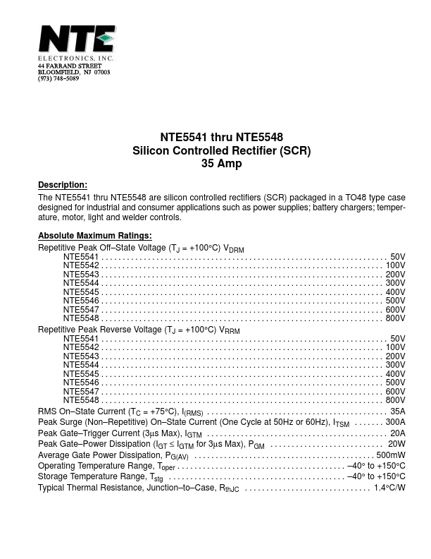 NTE5548