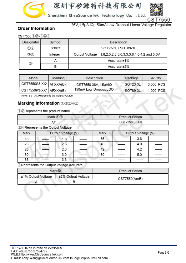 CST7550