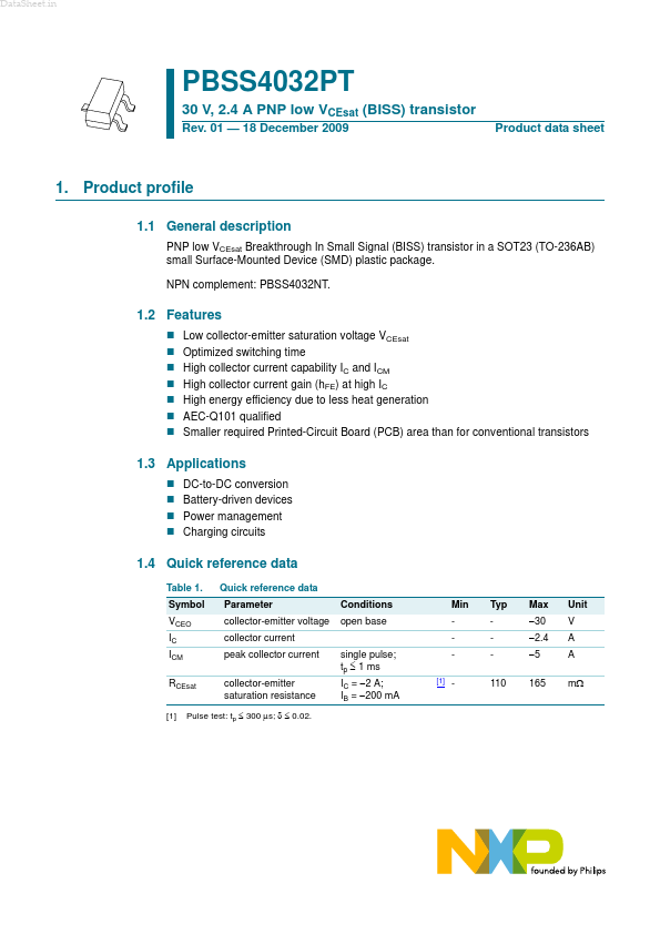 PBSS4032PT