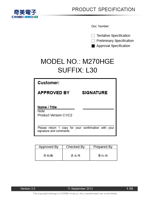 M270HGE-L30