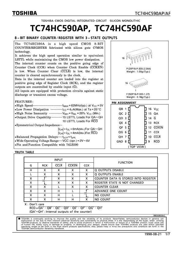 74HC590