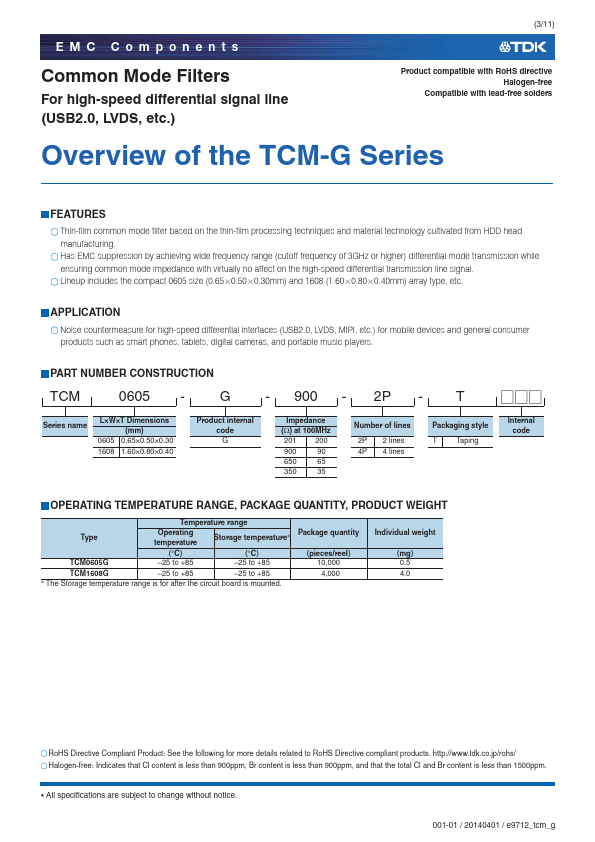 TCM1608G