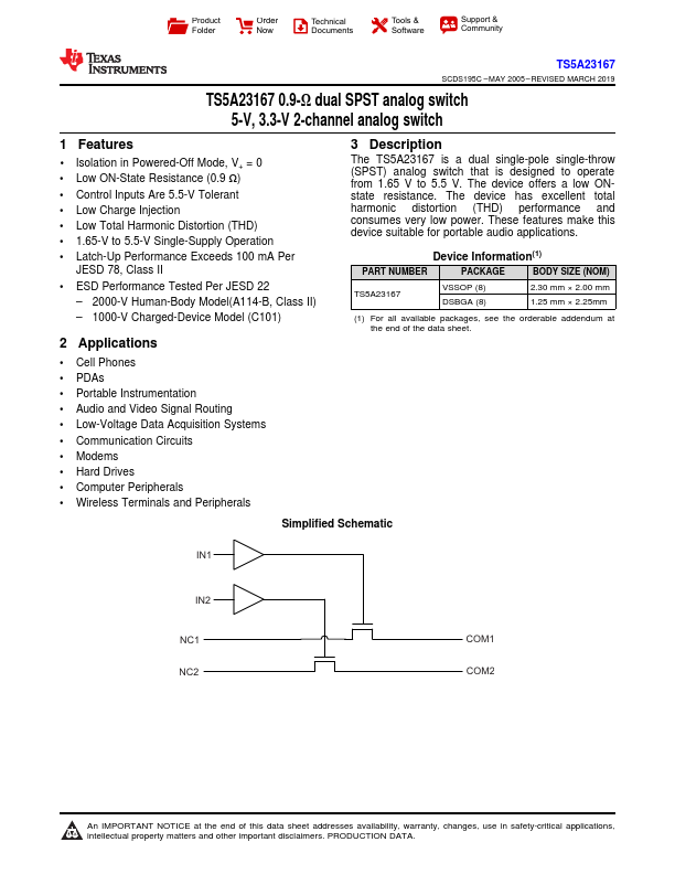 TS5A23167