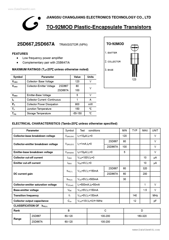 2SD667A