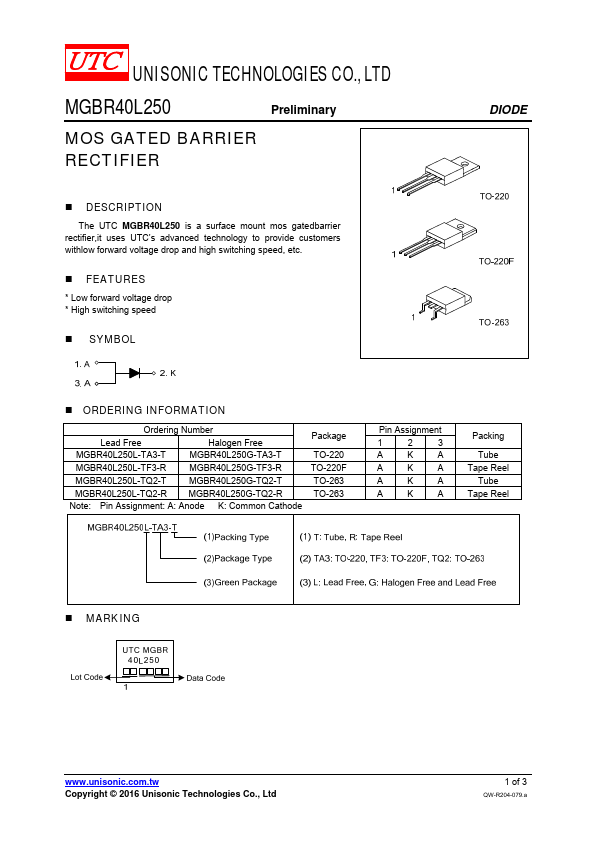 MGBR40L250