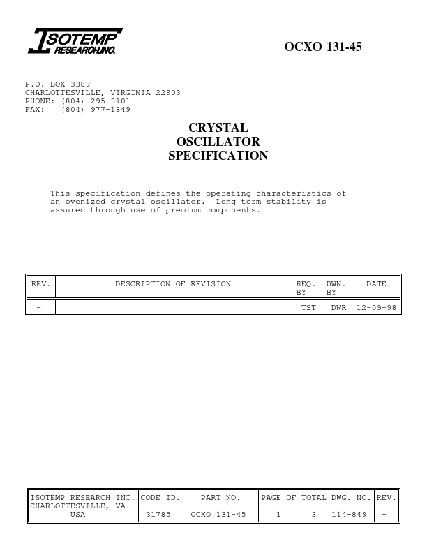 OCXO-131-45