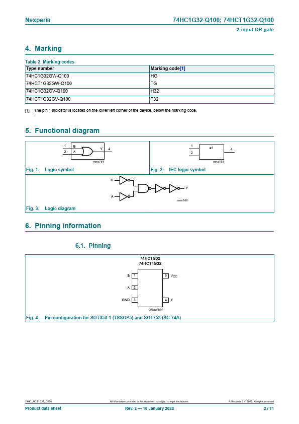 74HC1G32-Q100