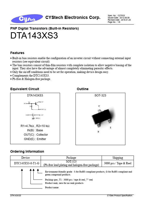 DTA143XS3