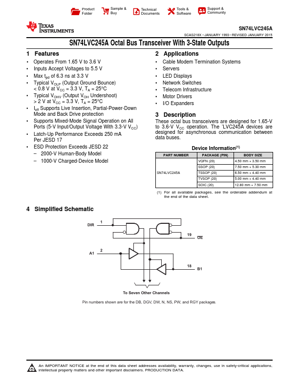 SN74LVC245A