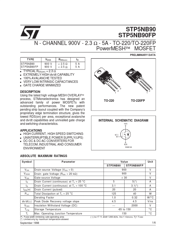 STP5NB90