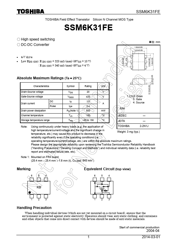 SSM6K31FE