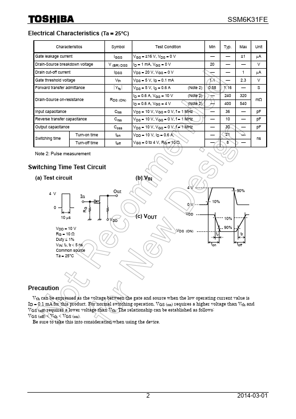 SSM6K31FE