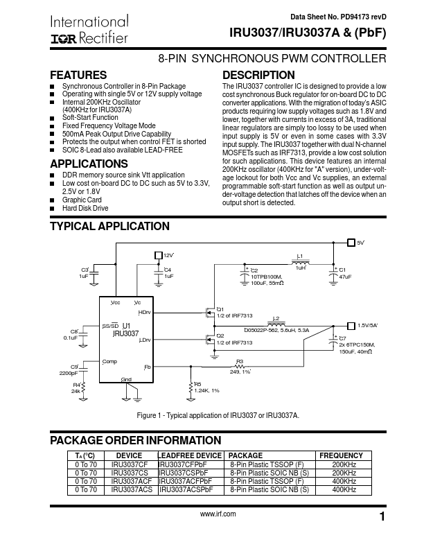 IRU3037APBF