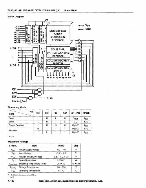 TC551001AFL-10LV