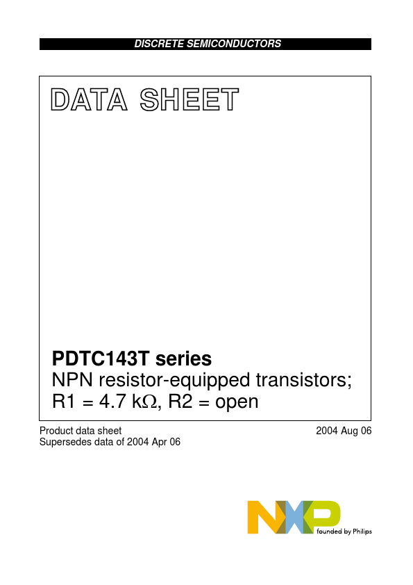 PDTC143TU