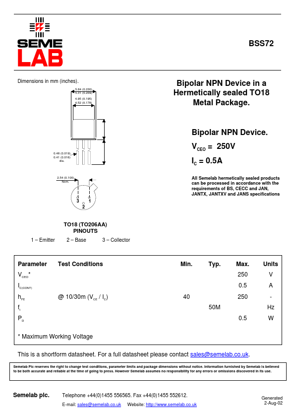 BSS72