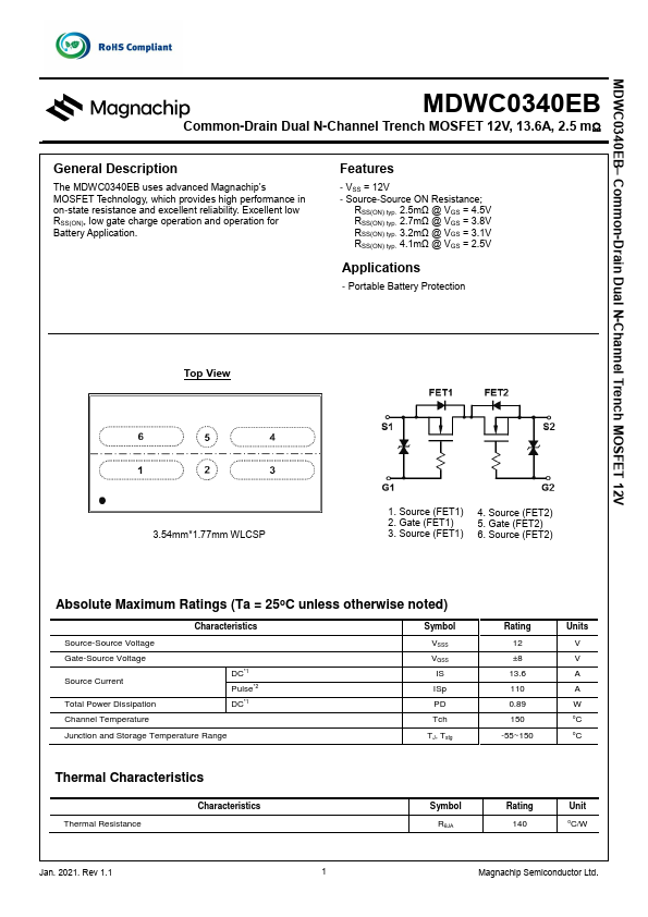 MDWC0340EB