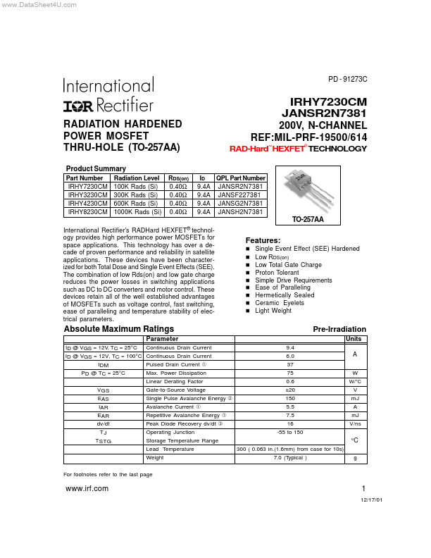 IRHY4230CM