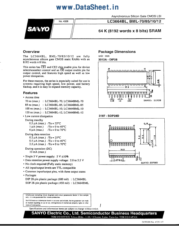 LC3664BML-10